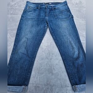 Joe's 5 Pocket Capri Jeans Cargo Light Weight Mid Rise Med Wash Womens 30